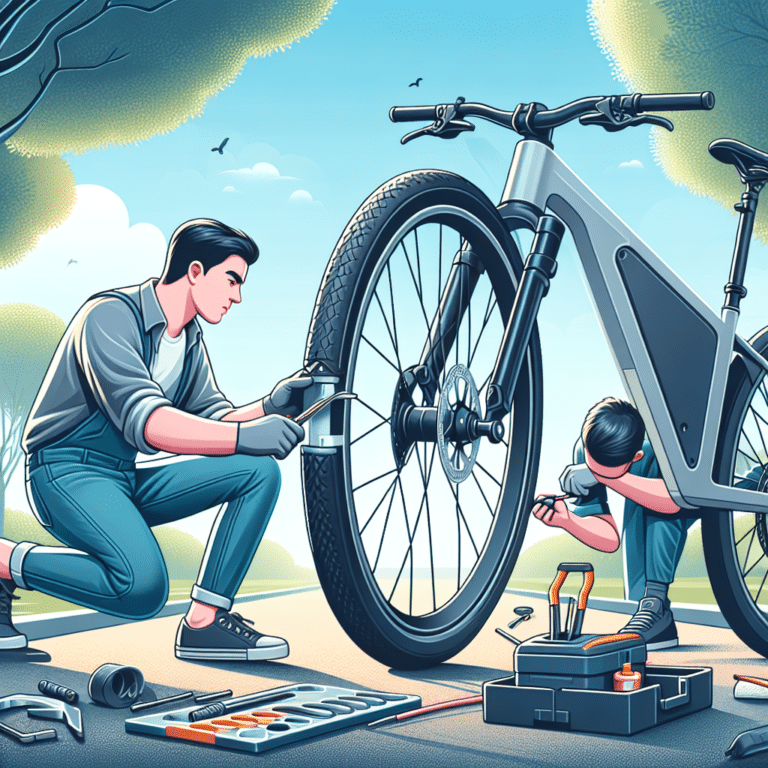 Electric Bike Tire Puncture Repair
