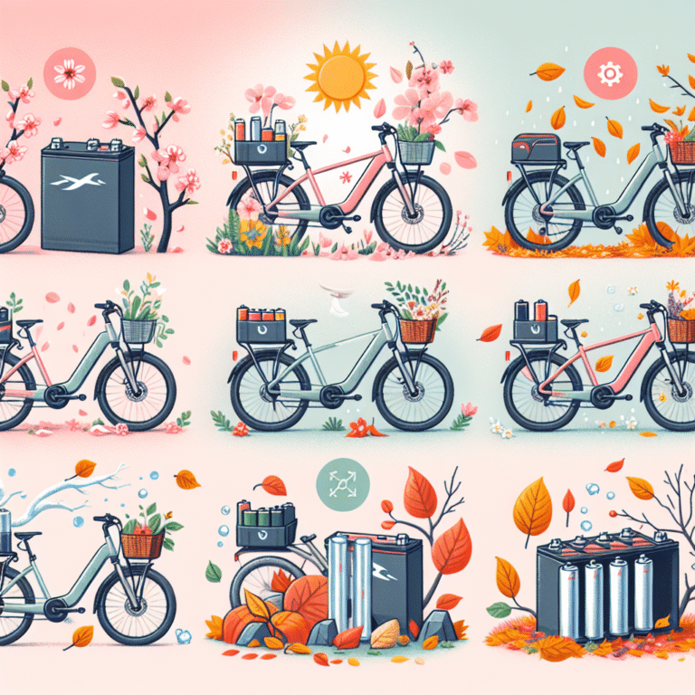  "Seasonal Care Tips for Your E-Bike Batteries