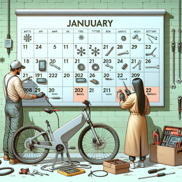 Seasonal Maintenance Schedule for E-Bikes